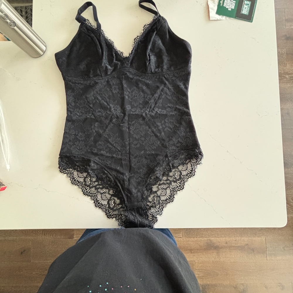 Black Lace Bodysuit